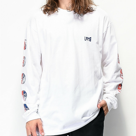 Vans long sleeve skull gradient men’s shirt XL 🎁 - Picture 3 of 3